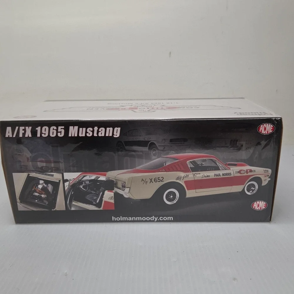 1965 Ford Mustang A/FX Red Holman Moody Paul Norris Limited Edition to 636 1/18